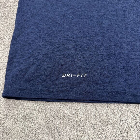 The Nike Tee Dri-Fit Houston Astros Graphic T-Shirt Mens Medium Blue Orange Top - Picture 3 of 11